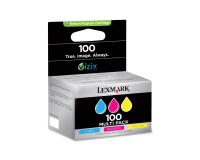 Lexmark 14N0685 3-Color Ink Value Pack (OEM #100) 200 Pages Ea.