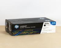 HP Color LaserJet CP2025n Black Toner Cartridge 2Pack (OEM) 3,500 Pages Ea.
