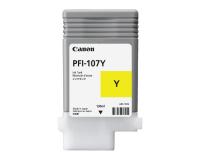 Canon PFI-107Y Yellow Ink Cartridge (OEM 6708B001AA) 130mL
