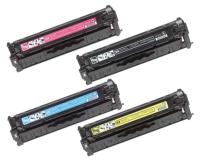 4-Color Set of Toner Cartridges - CC530A, CC531A, CC532A, CC533A