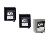 Canon BJ-200 Black & TriColor Inks Combo Pack