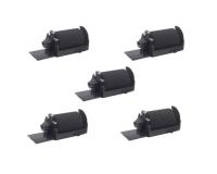 Casio HR 8LGY Black Ink Rollers 5Pack