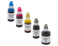 Epson Expression Premium ET-7700 5-Color Ink Bottle Bundle Pack