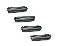 HP Color LaserJet Enterprise M652dn Toner Cartridges Set - Black, Cyan, Magenta, Yellow