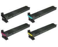 Konica BizHub C30P Toner Cartridge Set (OEM) Black, Cyan, Magenta, Yellow