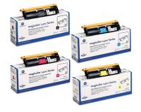 Konica Minolta MagiColor 2450DX Toner Cartridges Set (OEM) Black, Cyan, Magenta, Yellow
