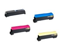 Kyocera FS-C5100/FS-C5100DN Toner Cartridge Set - Black, Cyan, Magenta, Yellow