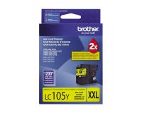 Brother LC105Y Yellow Ink Cartridge (OEM) 1,200 Pages