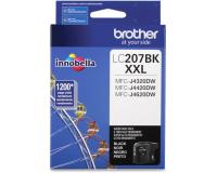 Brother LC207BK Black Ink Cartridge (OEM) 1,200 Pages