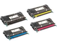 Lexmark C524DN Toner - Black, Cyan, Magenta & Yellow Cartridges