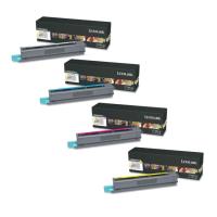 Lexmark C925DTE HY Toner Cartridges (Black, Cyan, Magenta, Yellow) (OEM)