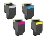 Lexmark CS510DTE Toner Cartridges Set - Black, Cyan, Magenta, Yellow