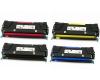 Lexmark CS736DN Toner Cartridge Set - Black, Cyan, Magenta, Yellow