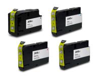 Lexmark OfficeEdge Pro4000C Ink Cartridges Set - Black, Cyan, Magenta, Yellow