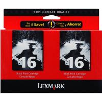Lexmark PrinTrio X1150 Black Inks Twin Pack (OEM) 410 Pages Ea.