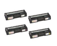 Ricoh Aficio SP C250SF Toner Cartridges Set - Black, Cyan, Magenta, Yellow