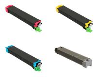Sharp DX-C380 Toner Cartridges Set - Black, Cyan, Magenta, Yellow