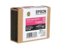 Epson Part # T580A00 OEM UltraChrome K3 Vivid Magenta Ink Cartridge - 80ml