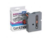 Brother TX-B511 Tape Cassette (OEM) 1 Black on Fluorescent Orange\"