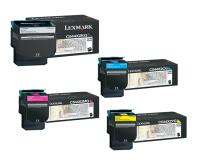 Lexmark C544X2CG, C544X2KG, C544X2MG, C544X2YG Extra High Yield Toner Cartridge Set