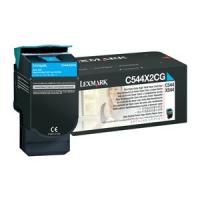 Lexmark C544X2CG Extra High Yield Cyan Toner Cartridge - 4,000 Pages