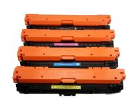 4-Color Set of Toner Cartridges - CE340A, CE341A, CE342A, CE343A