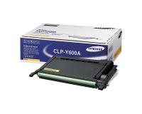 Samsung CLP-Y600A OEM Yellow Toner Cartridge - 4,000 Pages