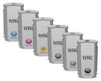 HP 727XL 6-Color Inks Set (B3P19A, B3P20A, B3P21A, B3P22A, B3P23A, B3P24A)