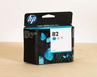 HP 82 Cyan OEM Ink Cartridge - 1,430 Pages (C4911A)