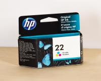 HP 22 TriColor OEM Ink Cartridge - 165 Pages (C9352AN)