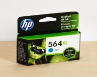 HP 564XL OEM Cyan Ink Cartridge - 750 Pages (CB323WN)