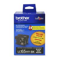 Yellow Brother LC65HYY High-Yield Ink Cartridge 750 Page-Yield 
