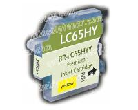 Brother Part # LC65HYY Yellow Ink Cartridge - 750 Pages
