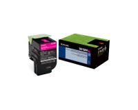 Lexmark 80C1SM0 Magenta Toner Cartridge (OEM) 2,000 Pages