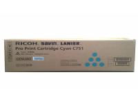 Ricoh 828188 Cyan Toner Cartridge (OEM Type C751) 48,500 Pages